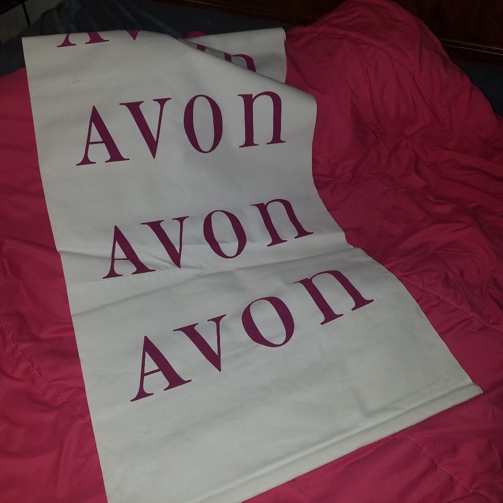 AVON Reps! Vendor Booth Sign Cloth 60 inches long!